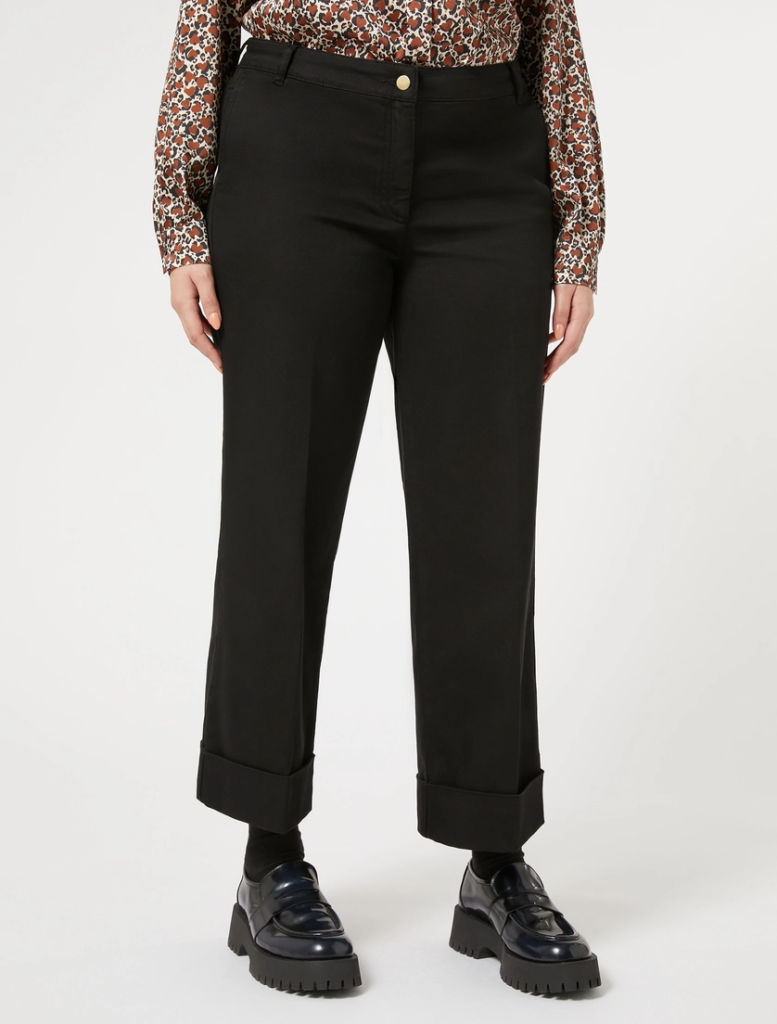 Pantaloni in bull di cotone stretch 11500